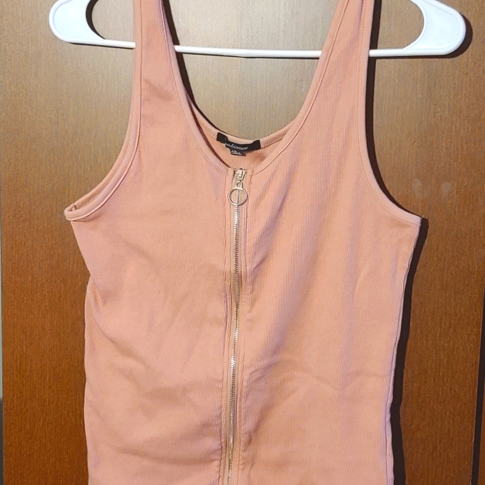 Zip up Tank Top